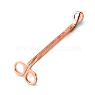 Stainless Steel Candle Wick Trimmer, Candle Tool Accessories, Rose Gold, 18x5.8cm(CAND-PW0002-008RG)