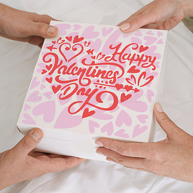 US 1 Set Valentine's Day PET Hollow Out Drawing Painting Stencils(DIY-MA0002-98)-6