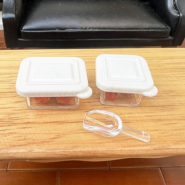 Lunchbox & Löffel Plastik Mini Modellbausatz(PW-WGC9A7F-01)-4