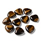 Natural Tiger Eye Heart Palm Stones(G-M416-09C)-1