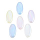 Rainbow Iridescent Plating Acrylic Beads(OACR-N010-066)-2