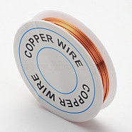Bare Copper Wire, Raw Copper Wire, Copper Jewelry Craft Copper Wire, Nickel Free, 20 Gauge, 0.8mm, about 9.84 Feet(3m)/roll(X-CW0.8mm014)