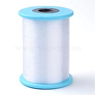 Fishing Thread Nylon Wire, White, 0.25mm, about 2734.03 yards(2500m)/roll(NWIR-R038-0.25mm-02)