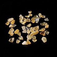 Natural Citrine Chip Beads, No Hole/Undrilled, 5~10.5x5~7x2~4mm(G-M364-03B)