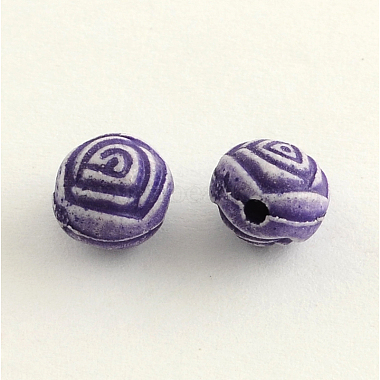 Perles de fleurs acryliques de style artisanal(MACR-Q157-M33)-2