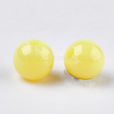 Perles plastiques opaques(KY-T005-6mm-605)-2