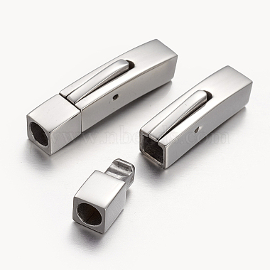 304 Stainless Steel Bayonet Clasps(STAS-F037-01)-2