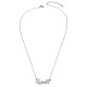 TINYSAND 925 Sterling Silver Cubic Zirconia  inchQueen inch Pendant Necklace(TS-N352-S)-3
