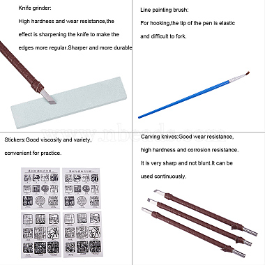 Chinese Seal Stamp Cutting and Stone Seal Carving Hand Tools Set(TOOL-WH0029-03)-8