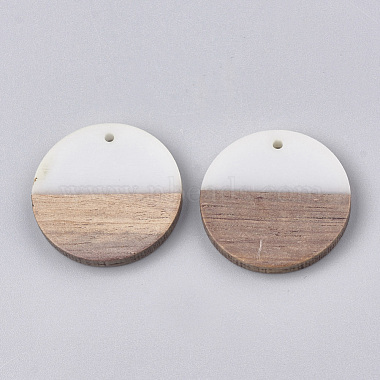 Pendentifs en bois de résine et de noyer(RESI-S358-02B-02)-2