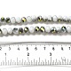 Chapelets de perles en rondelles facettées en verre électrolytique(EGLA-D020-8x5mm-M3)-5