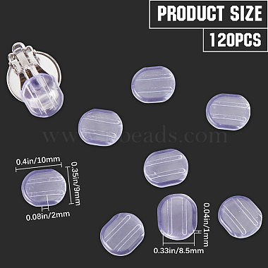 120Pcs Comfort Silicone Earring Pads(FIND-SP0001-03)-2