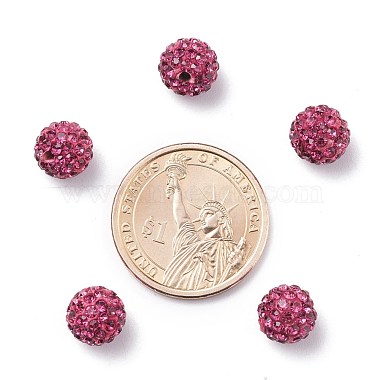 Pave Disco Ball Beads(X-RB-A130-10mm-16)-2
