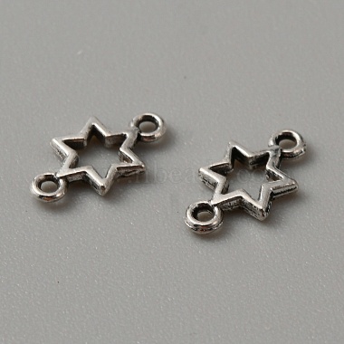 Antique Silver Star Alloy Links