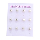 Plastic Imitation Pearl Stud Earrings(STAS-D0001-03-A)-3