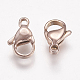 Ion Plating(IP) 304 Stainless Steel Lobster Claw Clasps(STAS-P185-11-RG)-2