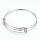 Adjustable 304 Stainless Steel Expandable Bangle Making(X-BJEW-G515-05P)-1