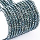 Electroplate Glass Beads Strands(EGLA-F149-HP-01)-1