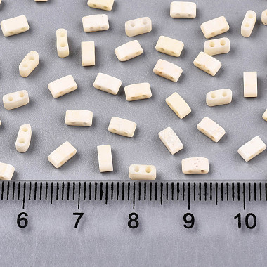 2-Hole Glass Seed Beads(X-SEED-S031-M-SH1001F)-2