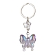 Glass & Acrylic Butterfly Keychain(KEYC-JKC00649-02)-1