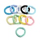 Crochet Glass Beads Braided Stretch Bracelet(BJEW-K232-01)-1
