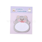 Cartoon Standing Animal Shape Memo Notepads, Sticky Notes, for Note-Taking, Reminders Office School Reading, Totoro, Animal Pattern, 60x59x0.07mm, about 20 sheets/bag(DIY-WH0453-15A)