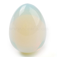 Opalite Palm Stones, Egg Reiki Polished Healing Pocket Stone for Anxiety Stress Relief Therapy, Easter Decor, 48x35~36mm(G-I367-04I)