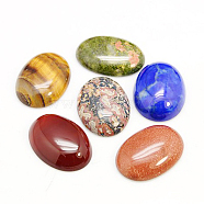 Gemstone Cabochons, Oval, Mixed Stone, 25x18x7.5mm(G-H1596-25x18x7.5mm-M)