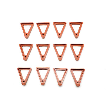 Plastic Plant Trivet Flowerpot Supports, Triangle, for Indoor/Outdoor Potted Plants, Sienna, 67.5x26.5x21.5mm, 12pcs/bag