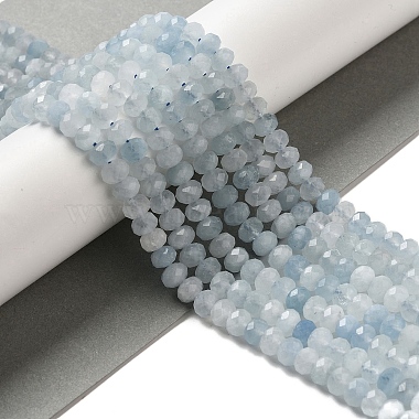 Natural Aquamarine Beads Strands(G-B074-A01-02)-2