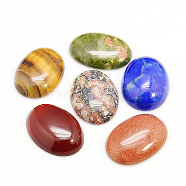 25mm Oval Mixed Stone Cabochons