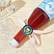 Brass Wax Seal Stamp with Rosewood Handle(AJEW-WH0412-0027)-5