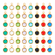 8 Color 304 Stainless Steel with Glass Charms(STAS-UN0048-44A)-1