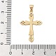 Brass Micro Micro Pave Clear Cubic Zirconia Pendants(KK-A212-01N-G)-3