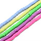 Handmade Polymer Clay Bead Strands(CLAY-T002-6mm-M)-1