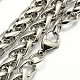Fashionable 304 Stainless Steel Wheat Chain Necklaces(X-STAS-A028-N003P)-2