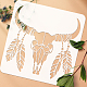 3Pcs 3 Styles PET Hollow Out Drawing Painting Stencils(DIY-WH0394-0061)-3