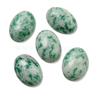 Natural Green Spot Jasper Cabochons, Oval, 18x13x5~5.5mm(G-C115-01A-12)