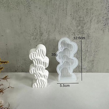 Decoration DIY Silicone Mold, Resin Casting Molds, for UV Resin, Epoxy Resin Craft Making, Heart, 125x70x28mm, Inner Diameter: 116.5x44mm