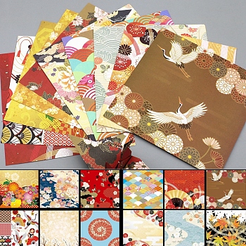 Japanese Style Square Origami Paper, Folding Solid Color Papers, Kids Handmade DIY Scrapbooking Craft Decoration, Dark Goldenrod, 150x150mm, 120pcs/set