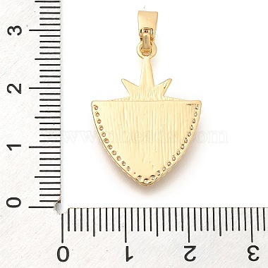 Brass Micro Pave Cubic Zirconia Pendants(KK-S049-14G-01)-3