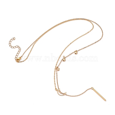 Brass Lariat Necklaces(NJEW-JN02966-02)-2