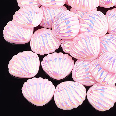 Pink Shell Shape Resin Cabochons