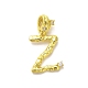 Rack Plating Brass Micro Pave Cubic Zirconia European Dangle Charms(KK-L210-015G-Z)-1