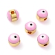Brass Enamel Beads(KK-E048-02G)-2