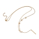 Brass Lariat Necklaces(NJEW-JN02966-02)-2