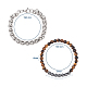 Unisex Stretch Bracelet and Chain Bracelet Jewelry Sets(BJEW-JB04780)-3