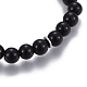 Natural Obsidian Charm Bracelets(BJEW-I275-B04)-4