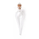 Teardrop Glass Cork Bottle Big Pendants(AJEW-A041-01C)-2