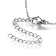 Brass Micro Pave Clear Cubic Zirconia Pendant Necklaces(NJEW-R256-08P)-4